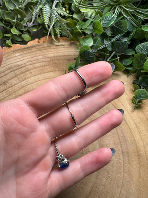 Blue Kyanite Ring Adjustable