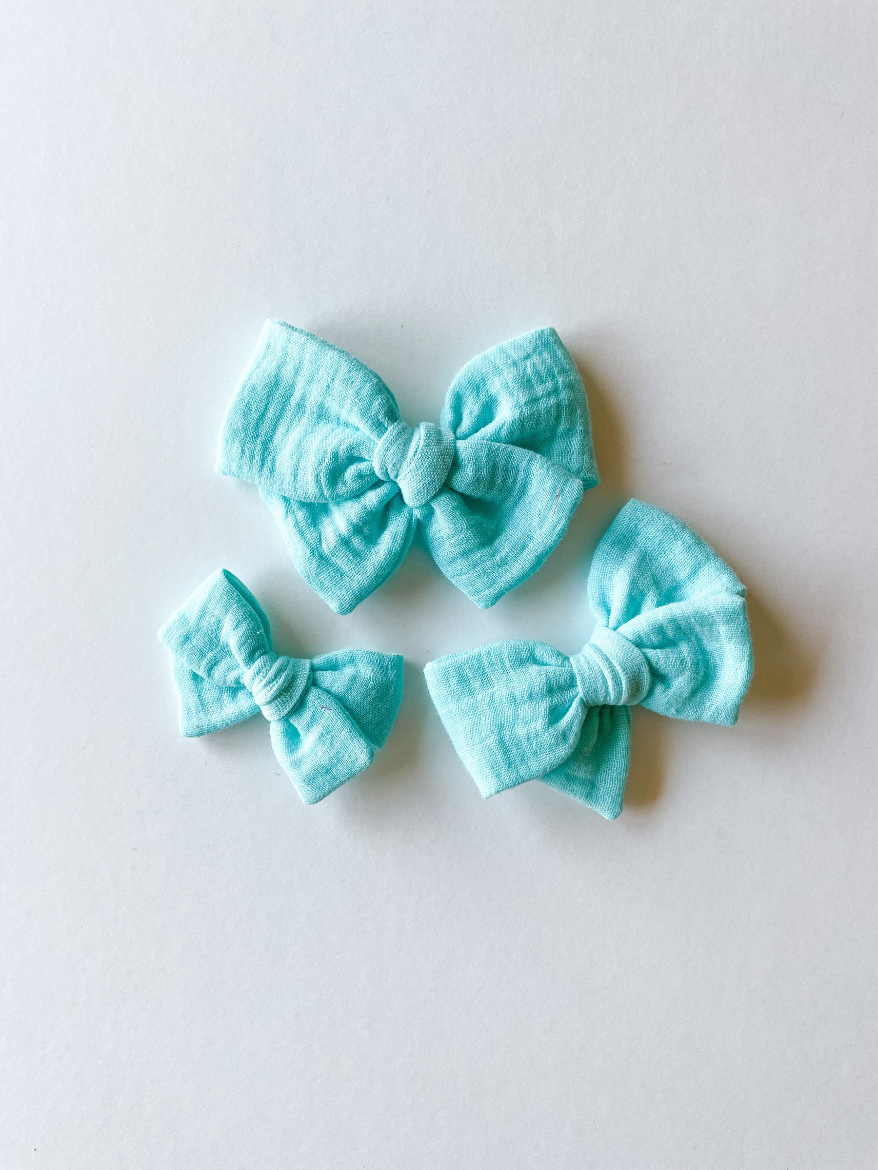 Bright Turquoise Pinwheel Bow by Boosh Baby image 2