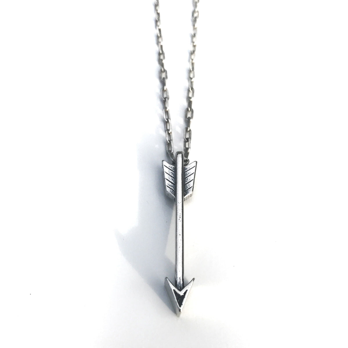 Arrow of Courage Necklace - Sterling Silver Christian necklace by Forged By Fire - additional view 5