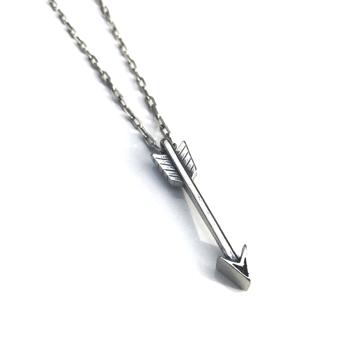 Arrow of Courage Necklace - Sterling Silver Christian necklace by Forged By Fire - additional view 7