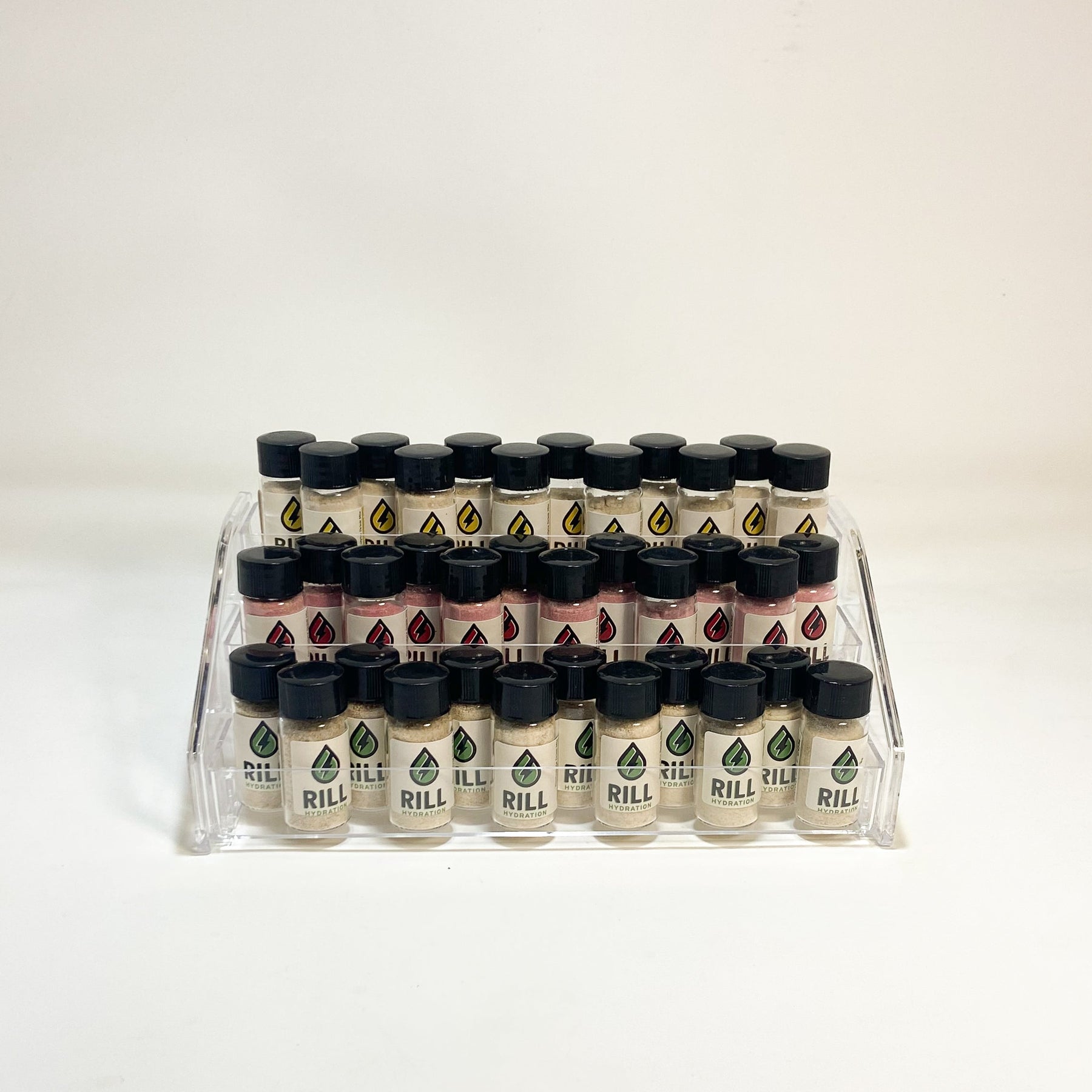 Rill Compact Display — 36 Single Serve Jars