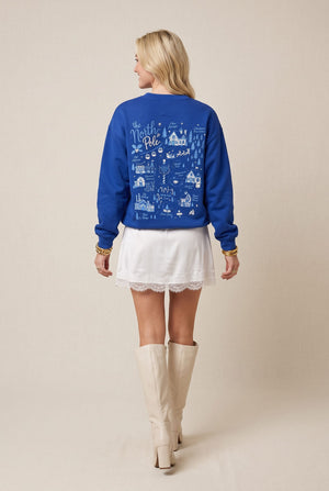 Take Me To The North Pole Royal Sweatshirt by Southern Bliss Company – view 4