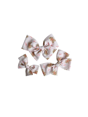 Gingerbread Girlies Pinwheel Bow by Boosh Baby image 2