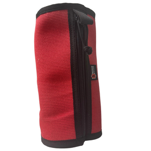 Fire Hose Dopp Kit by Recycled Firefighter, handmade leather goods detail photo 19