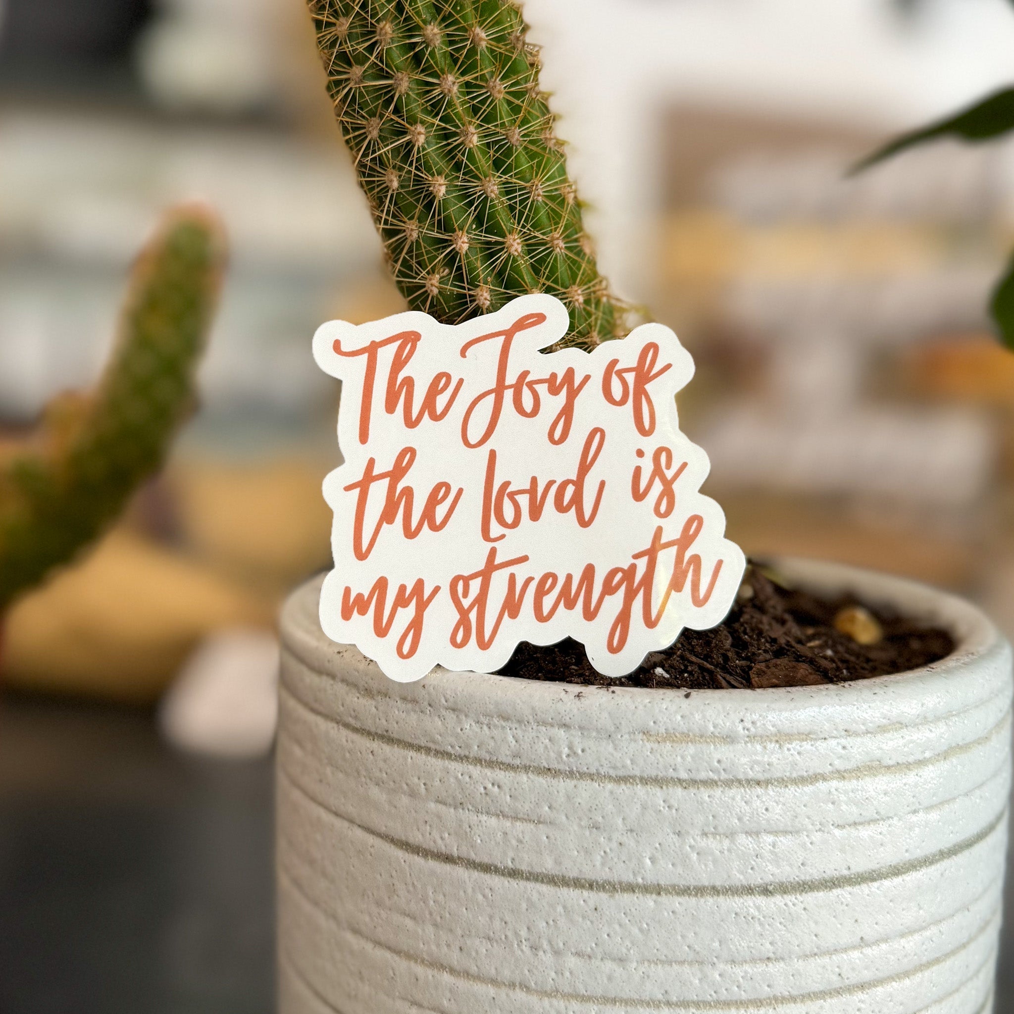 The Joy of the Lord is my Strength- Sticker by Still Magnolia, vinyl decal main product photo