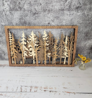 Into The Wild - 7 Layer Wall Art EverLee Creations