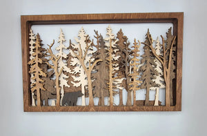 Into The Wild - 7 Layer Wall Art EverLee Creations