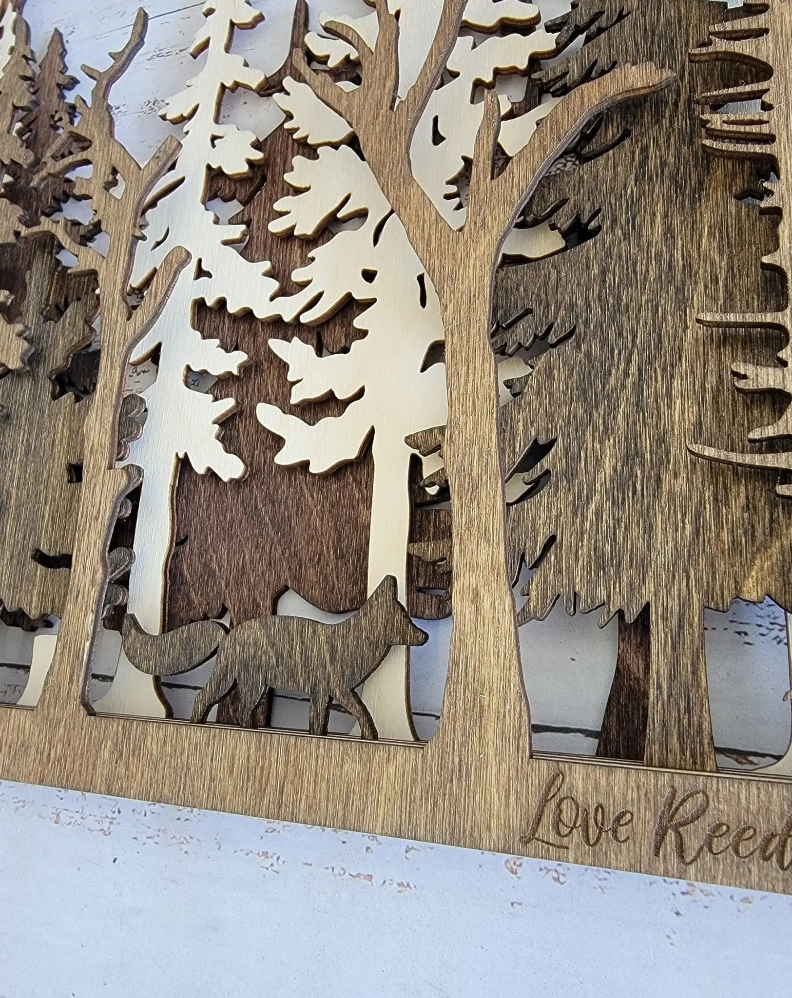 Into The Wild - 7 Layer Wall Art EverLee Creations