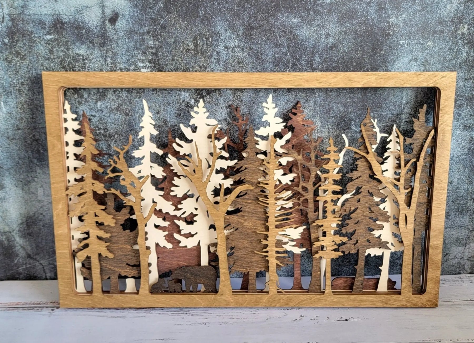 Into The Wild - 7 Layer Wall Art EverLee Creations
