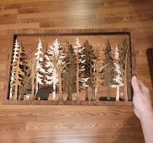 Into The Wild - 7 Layer Wall Art EverLee Creations