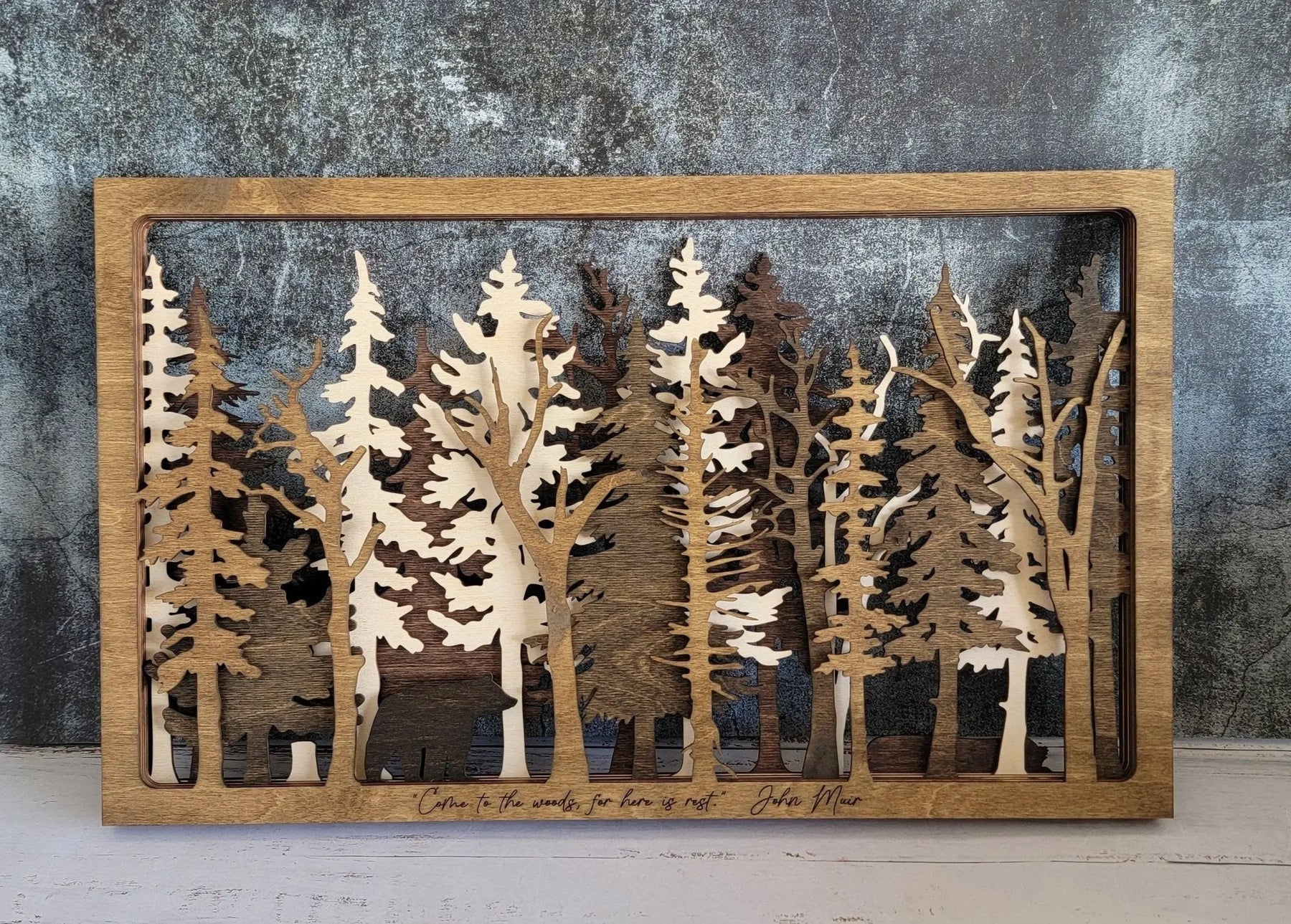 Into The Wild - 7 Layer Wall Art EverLee Creations