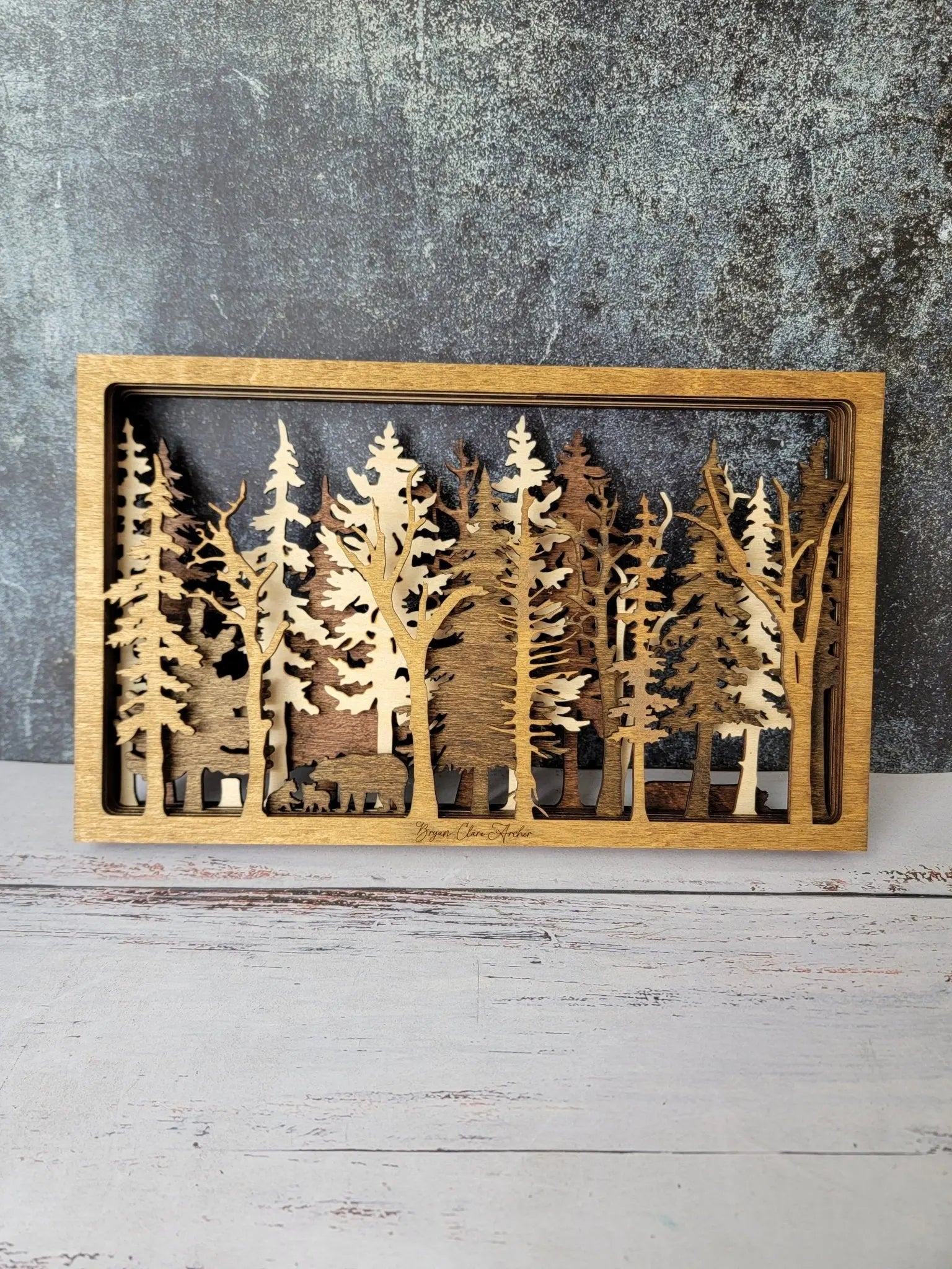 Into The Wild - 7 Layer Wall Art EverLee Creations