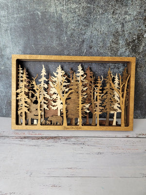 Into The Wild - 7 Layer Wall Art EverLee Creations