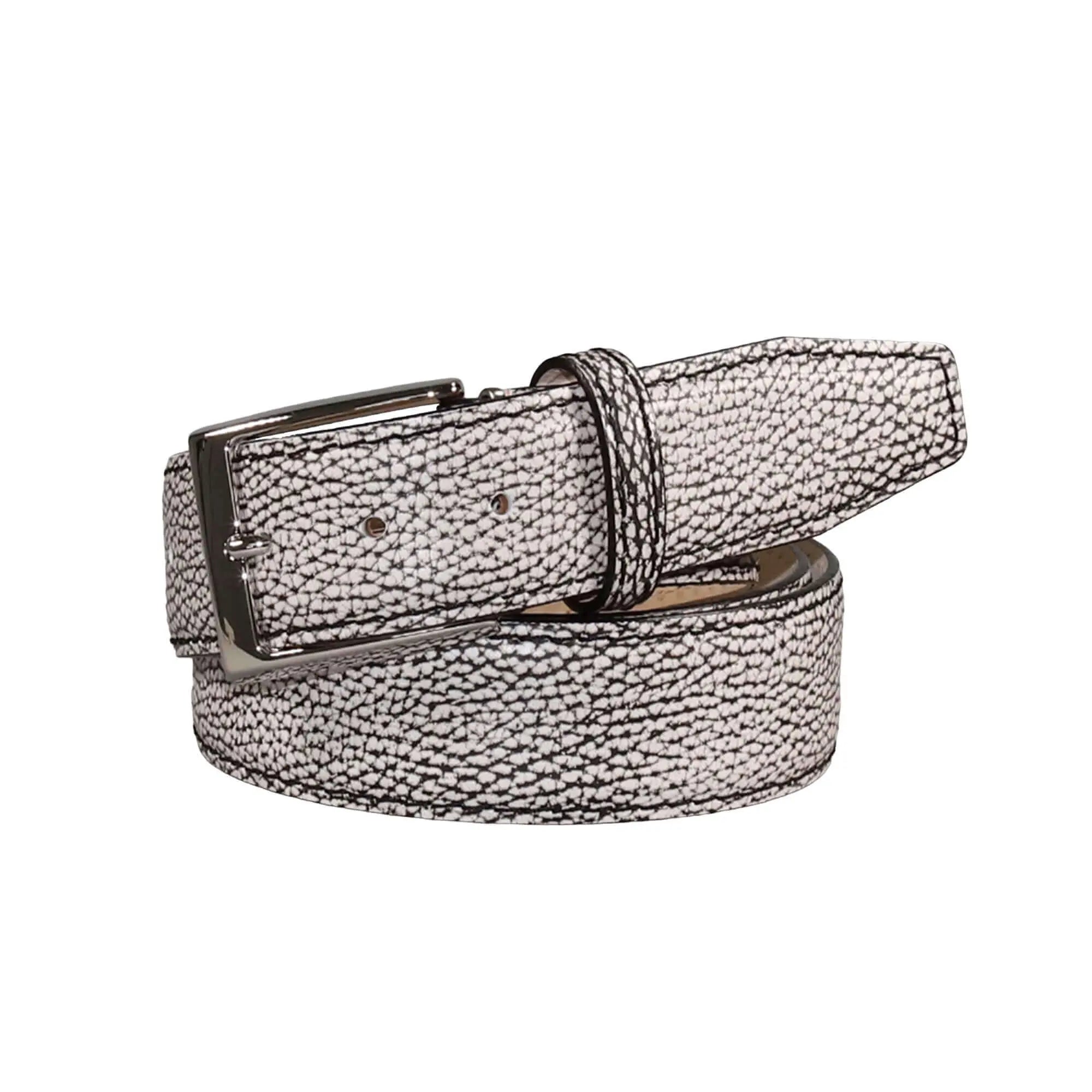 Jack Italian Pebble Grain Belt by Roger Ximenez: Bespoke Belts and Leather Accessories, handmade leather goods detail photo 2