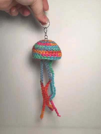 Jellyfish Keychain by Klassy Krafts, Southern food gift main product photo