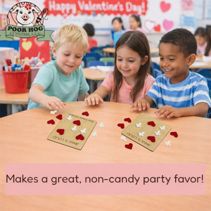 Kids Tic Tac Toe Valentine's Day Party Favors - Jesus is Love, Crosses & Hearts Game, Classroom Gifts