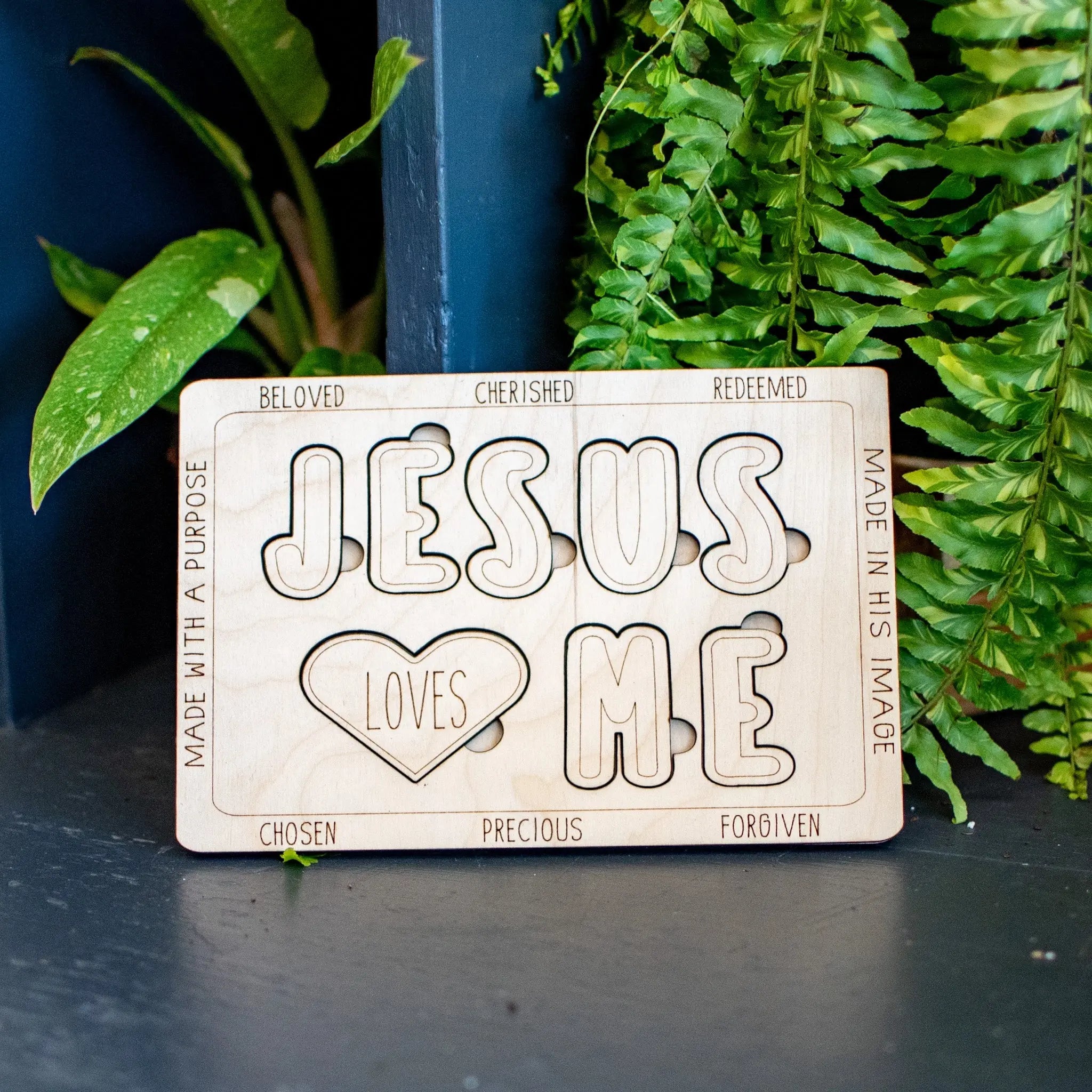 Jesus Loves Me Puzzle by Still Magnolia, pet accessory main product photo