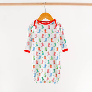 Jingle Boots Organic Cotton Kids Pajamas Nola Tawk