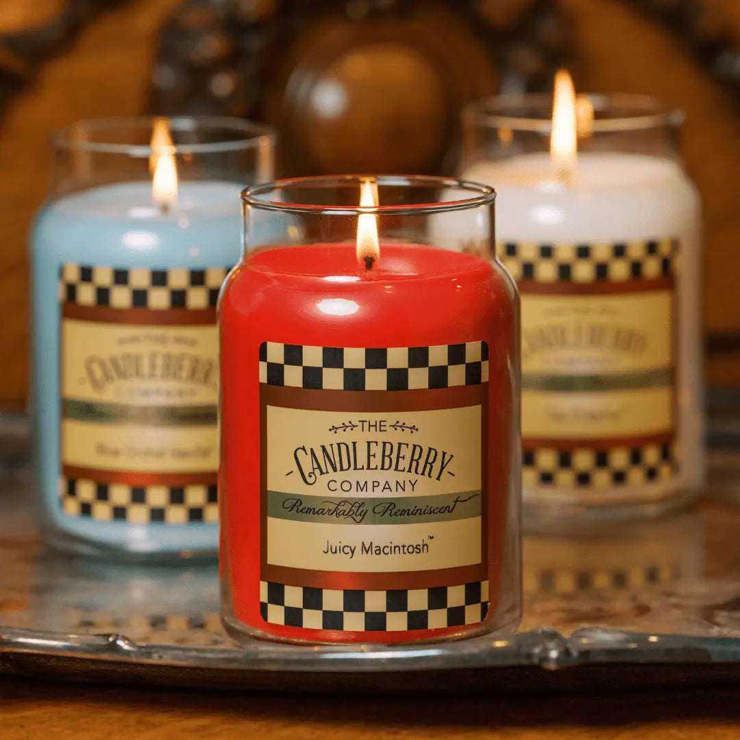 Juicy Macintosh™, Large Jar Candle (Collective) The Candleberry® Candle Company