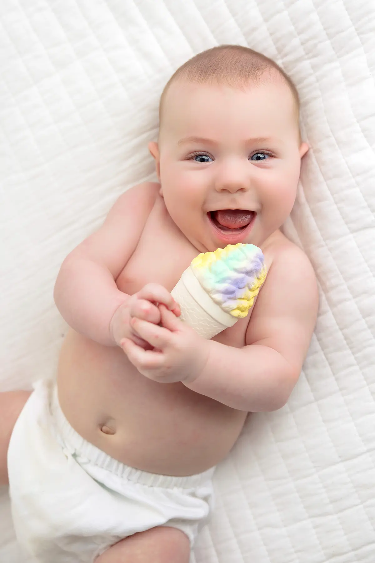 Just Chillin' Snoball Bath Toy & Baby Teether Nola Tawk