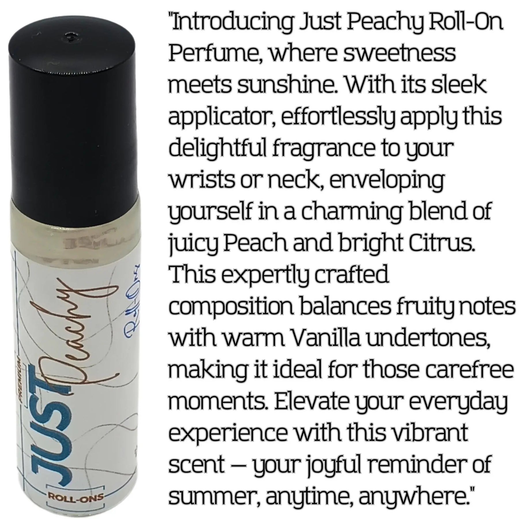Just Peachy Roll-On Oil – Sweet & Fruity Aroma | A Perfect Spring Gift ResilScents