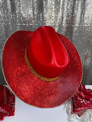 Kansas City Chiefs Hat Rhinestone Cowgirl