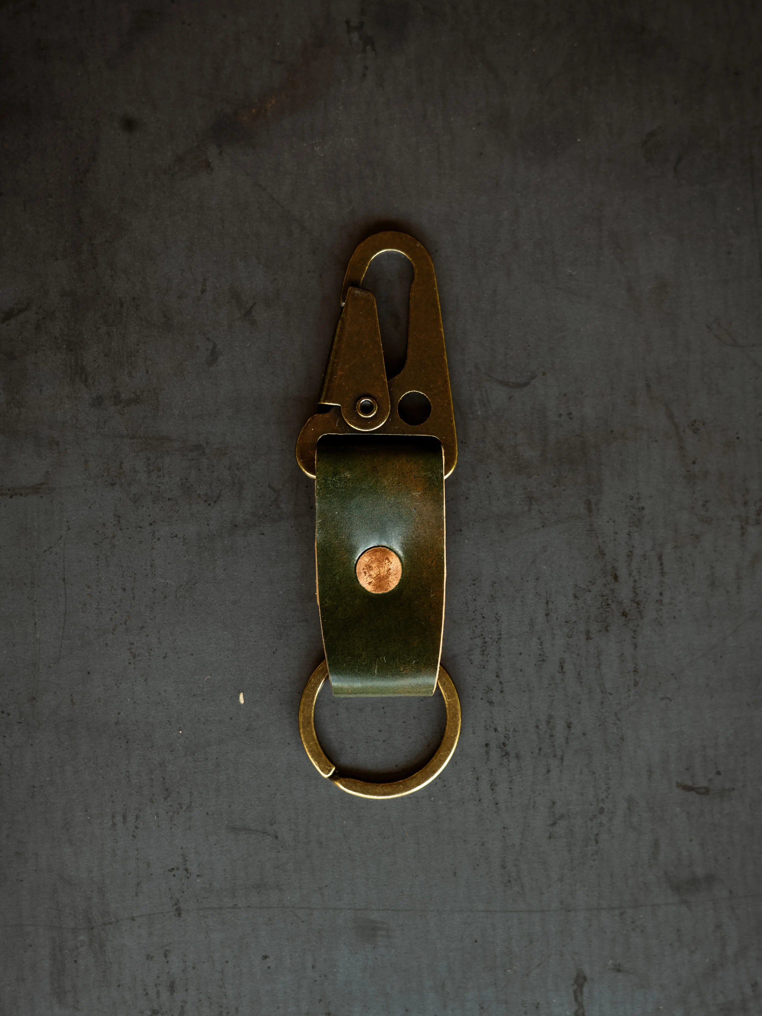 Key Clip - Marbled Shell Cordovan Loyal Stricklin