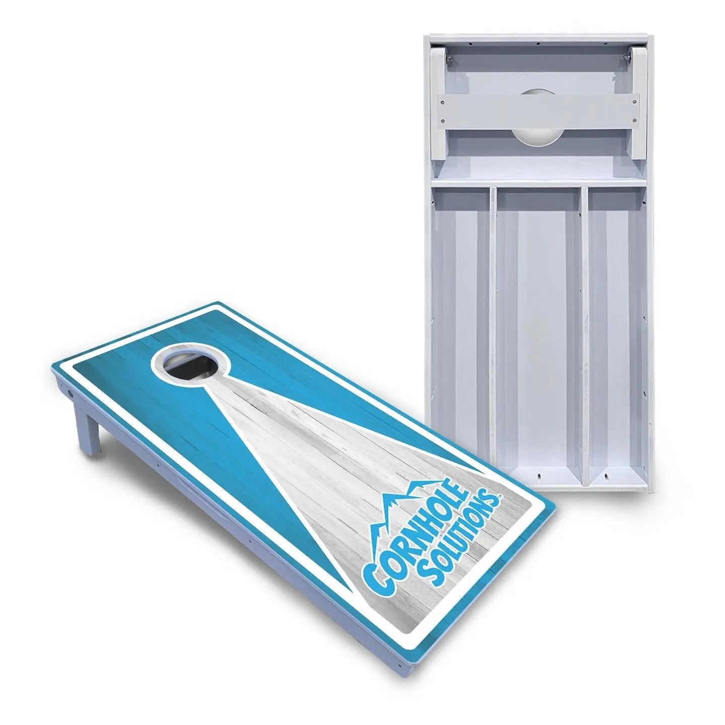 Keyhole CS Logo Cornhole Boards - All Weather Series by Cornhole Solutions, custom cornhole board main product photo