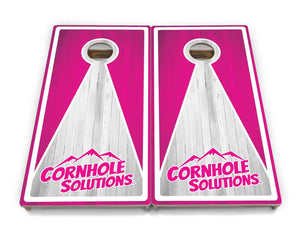 Keyhole CS Logo Cornhole Boards - Professional Tournament Series