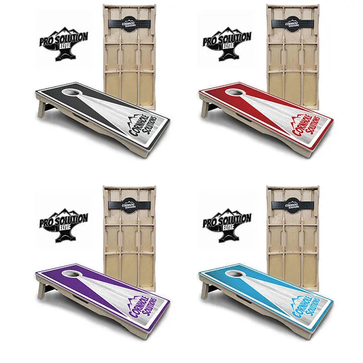 Keyhole Design Options CS Logo Cornhole Boards - Pro Solution Elite Series by Cornhole Solutions, Southern home decor main product photo