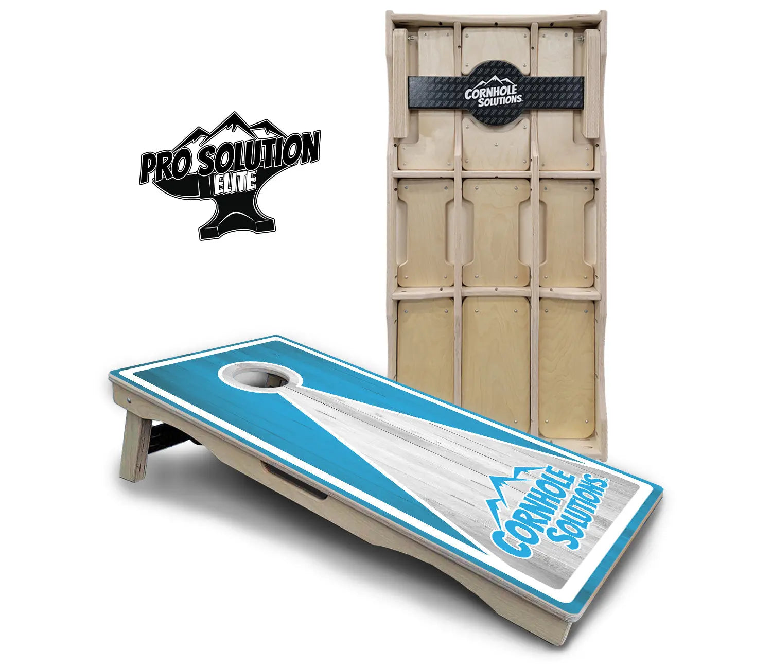 Keyhole Design Options CS Logo Cornhole Boards - Pro Solution Elite Series by Cornhole Solutions, Southern home decor detail photo 2
