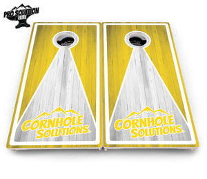 Keyhole Design Options CS Logo Cornhole Boards - Pro Solution Elite Series by Cornhole Solutions, Southern home decor detail photo 20