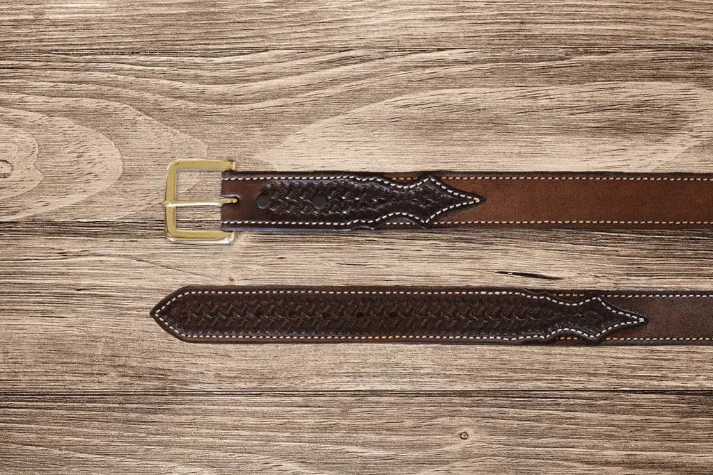 Kid's Chocolate Spider Combo Belt by Texas Saddlery, Southern food gift detail photo 2