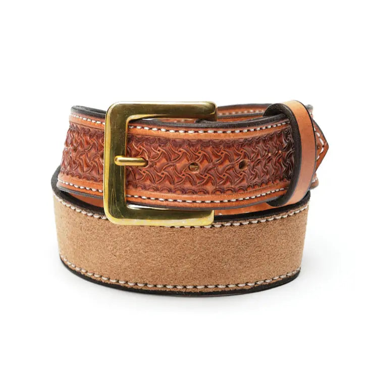 Kid's Saddle Tan Spider Combo by Texas Saddlery, handmade leather goods main product photo
