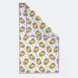King Cake Kitchen Towel Nola Tawk