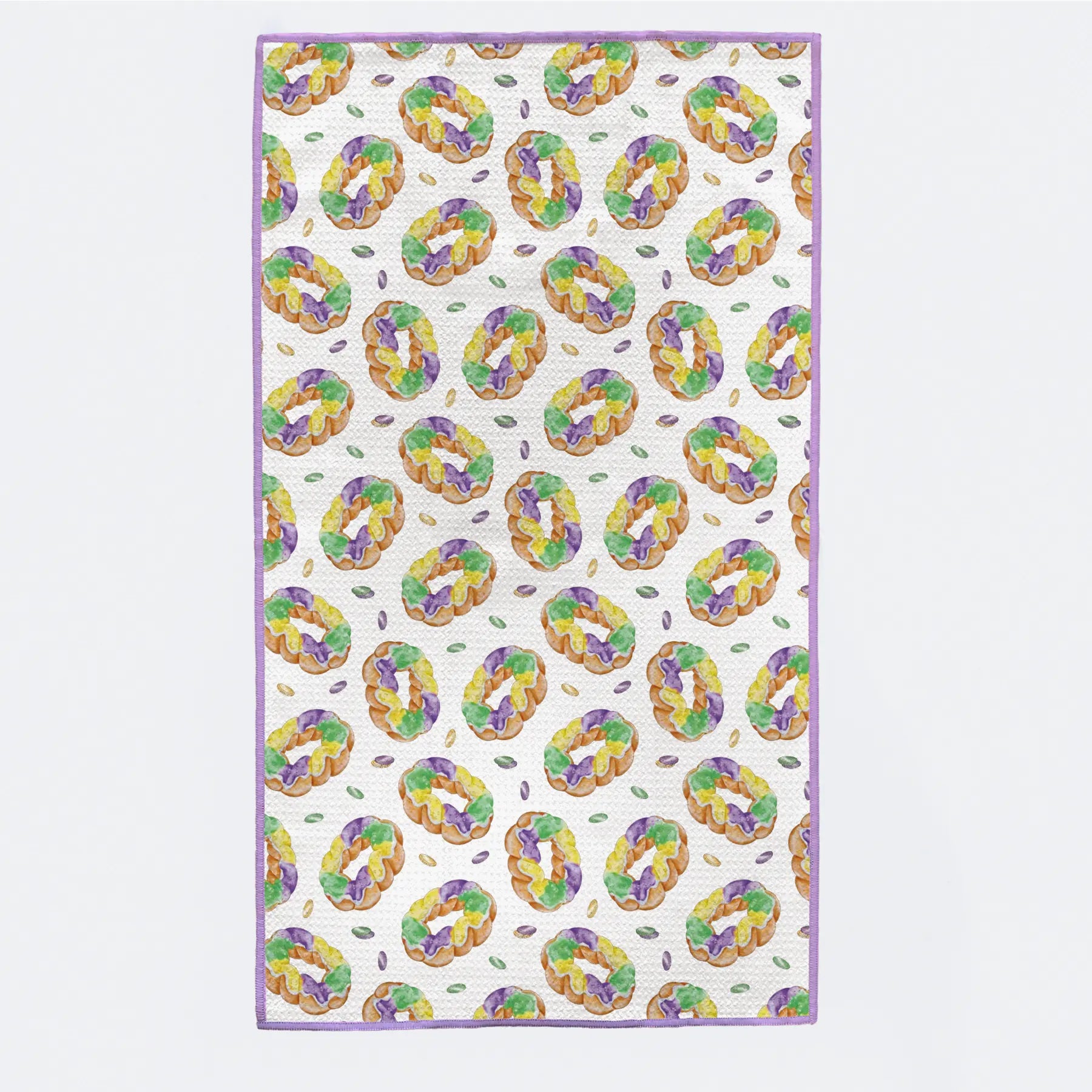 King Cake Kitchen Towel Nola Tawk