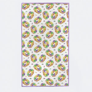 King Cake Kitchen Towel Nola Tawk