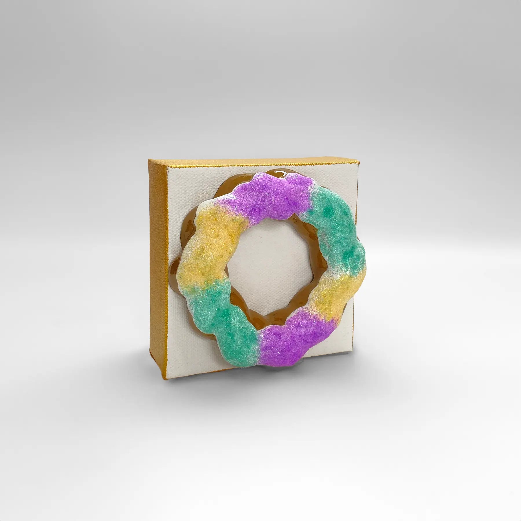 King Cake Wall Art by Nola Tawk, Southern home decor main product photo