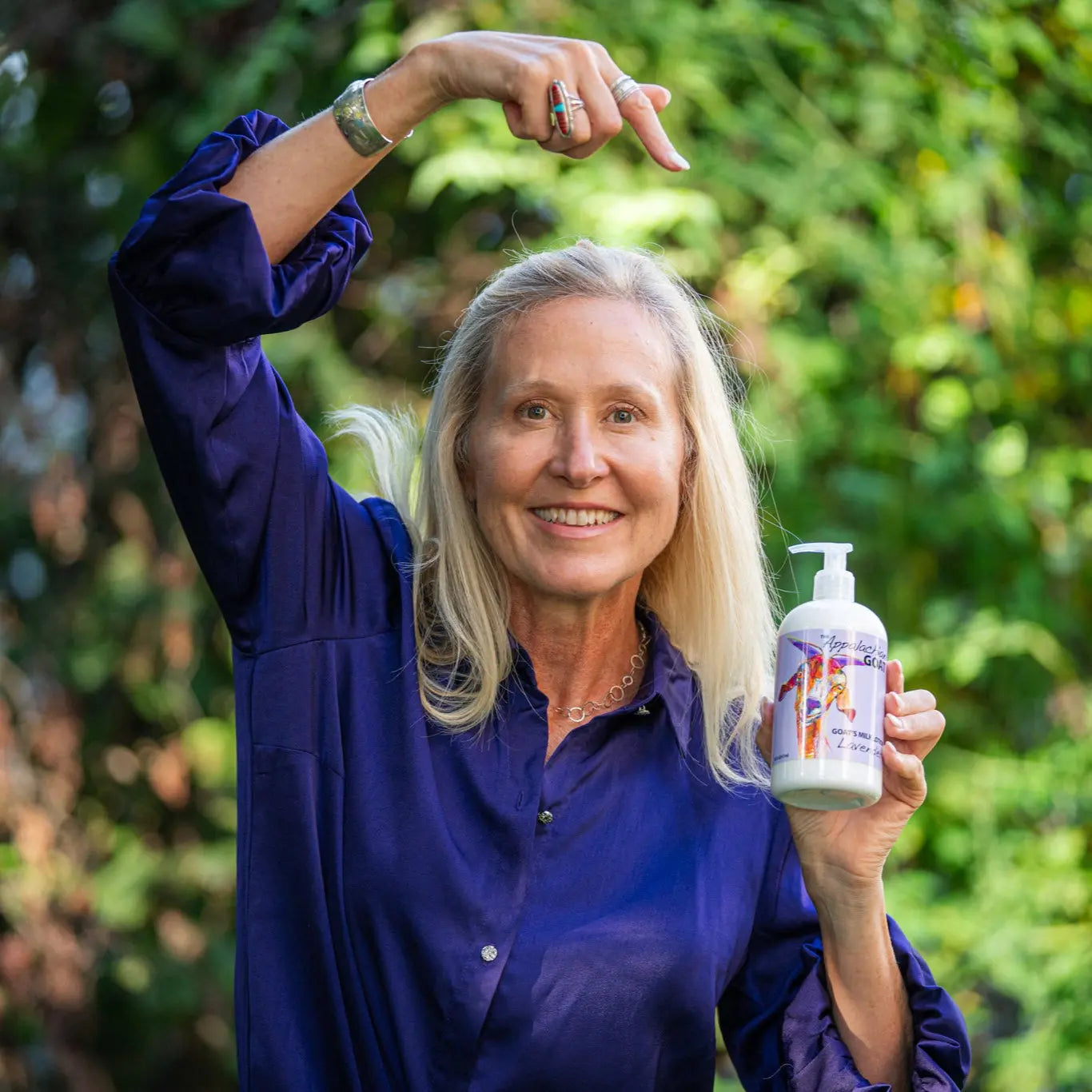 Lavender Goats Milk Lotion by Essential Journeys, natural skincare detail photo 3