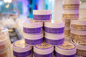 Lavender Thyme Arnica Soufflè 8 Oz. by Essential Journeys, handmade bath and body detail photo 10