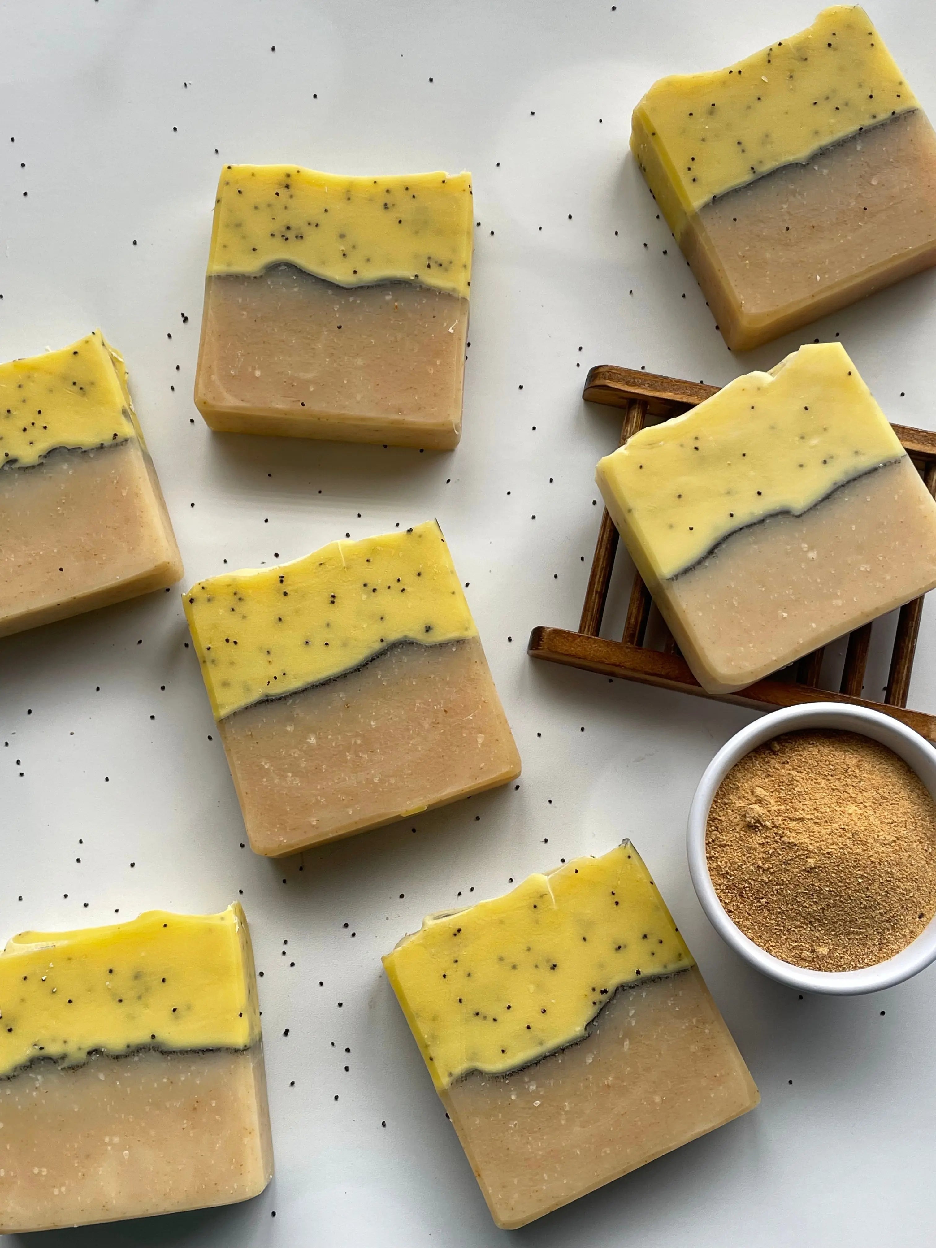 LEMON POPPYSEED HANDCRAFTED SOAP - Main Street Collective