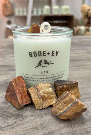 Leo | Bold Leather, Amber + Vanilla | July 23 to August 22 by Bode + Ev image 2