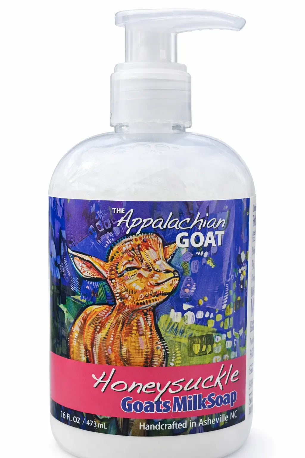 LIQUID SOAP - HONEYSUCKLE GOATS MILK 16 oz. Essential Journeys