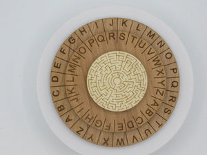 Labyrinth Cipher Wheel - Decoder Ring Escape Room Prop Creative Escape Rooms