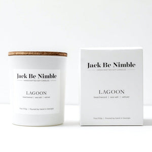 11 oz Lagoon Soy Candle by Jack Be Nimble Candles image 1