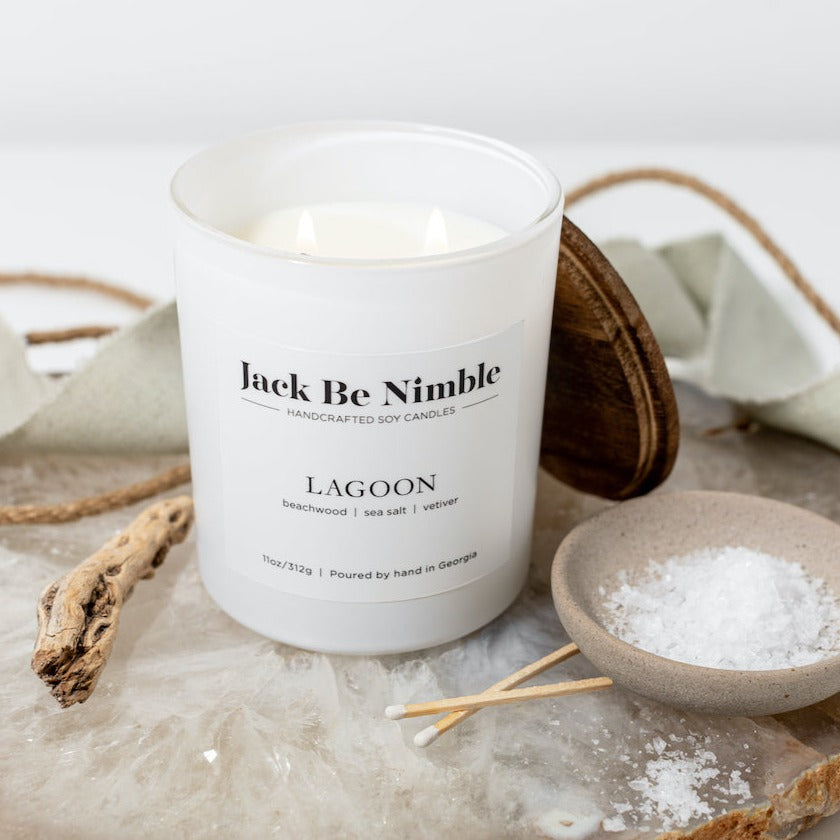 11 oz Lagoon Soy Candle by Jack Be Nimble Candles image 2