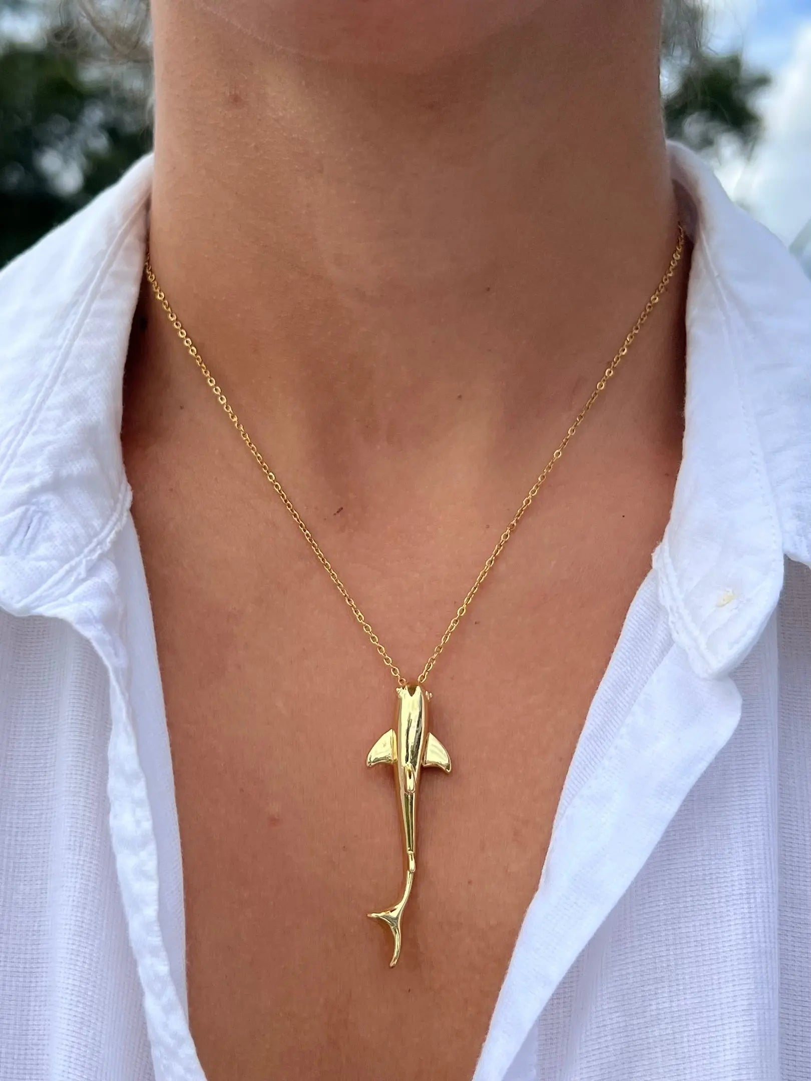 Large Shark Necklace HALT