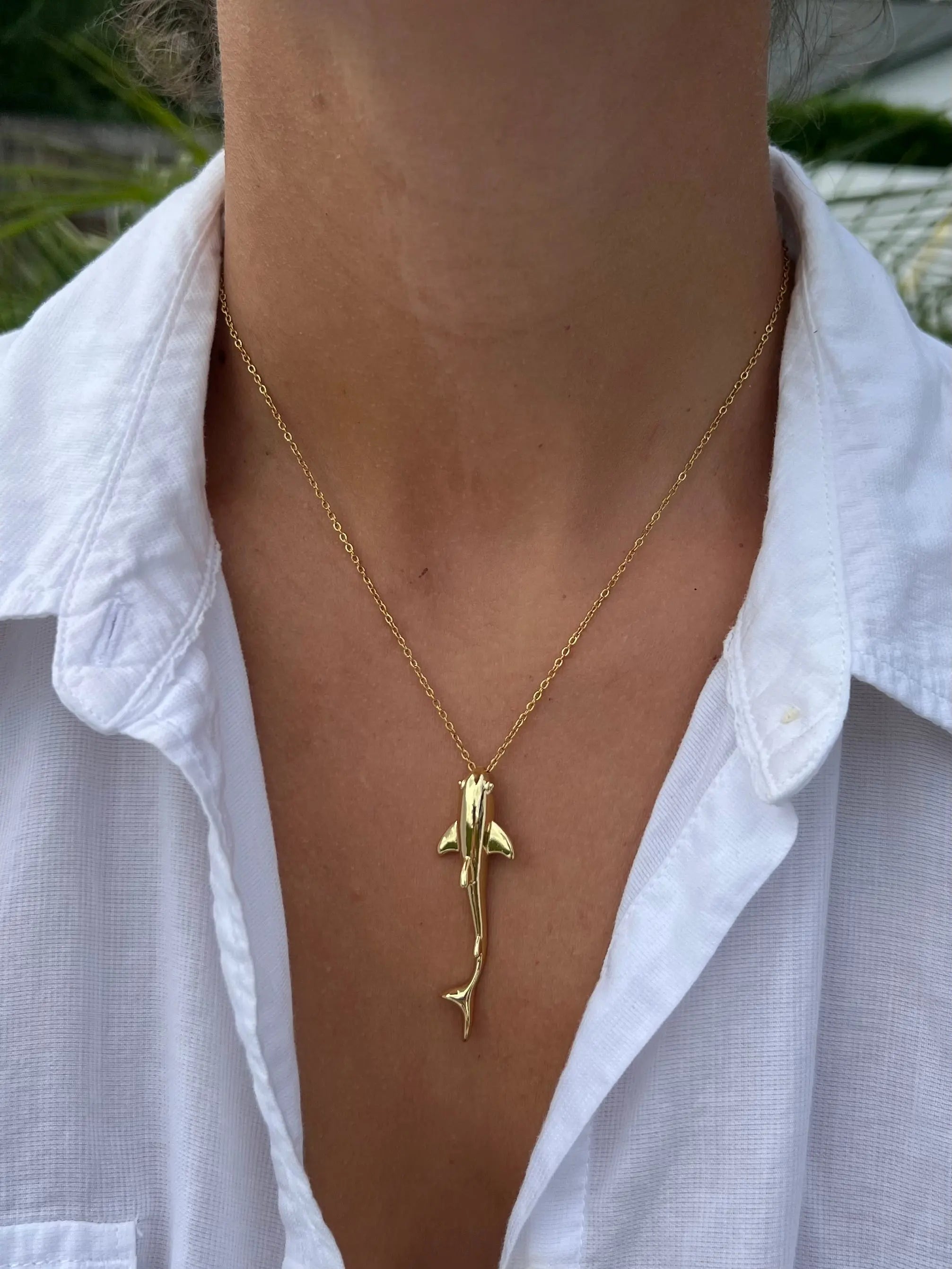 Large Shark Necklace HALT