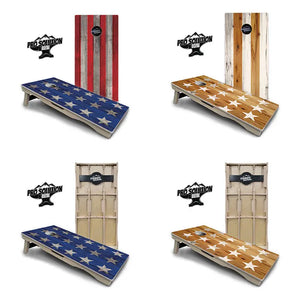 Large Stars & Stripes Cornhole Boards - Pro Solution Elite Series Cornhole Solutions