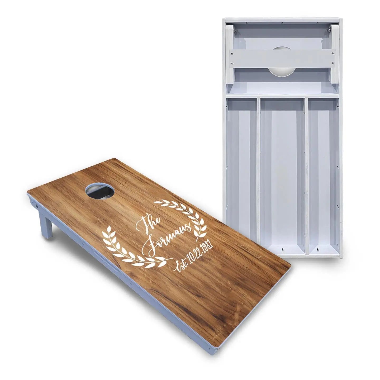 Laurel Cornhole Boards - All Weather Series by Cornhole Solutions, custom cornhole board main product photo